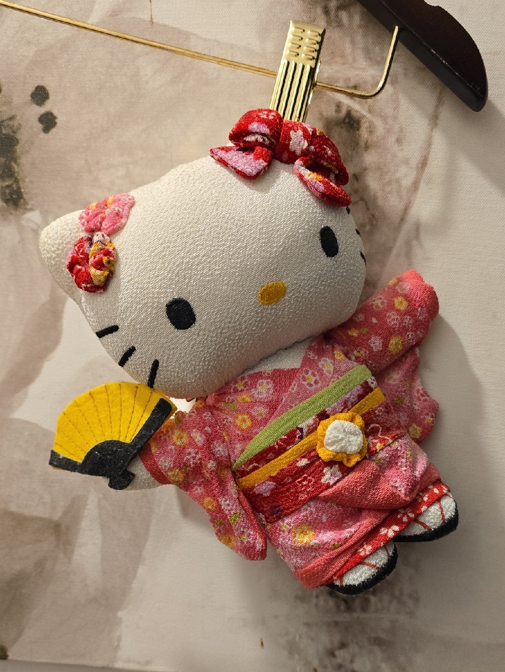 Japanese Hello Kitty Real Pink Kimono Dress - From Japan